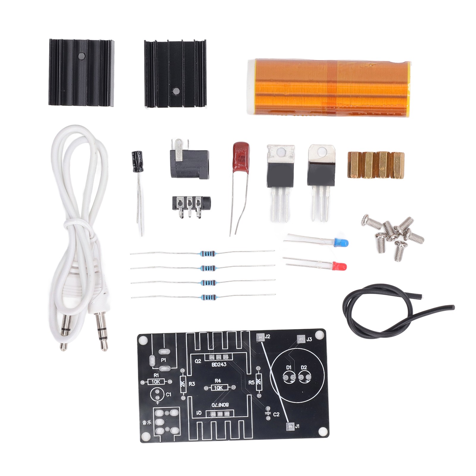 Woodworking Kits For Adults - 15W Mini Müzik Tesla Bobini Kiti