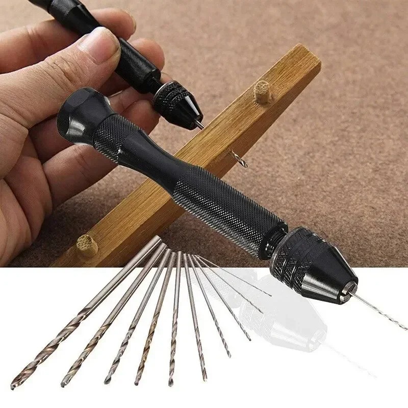 Woodworking Tool Stores - Siyah El Bükümlü Matkaplı Mini Alet
