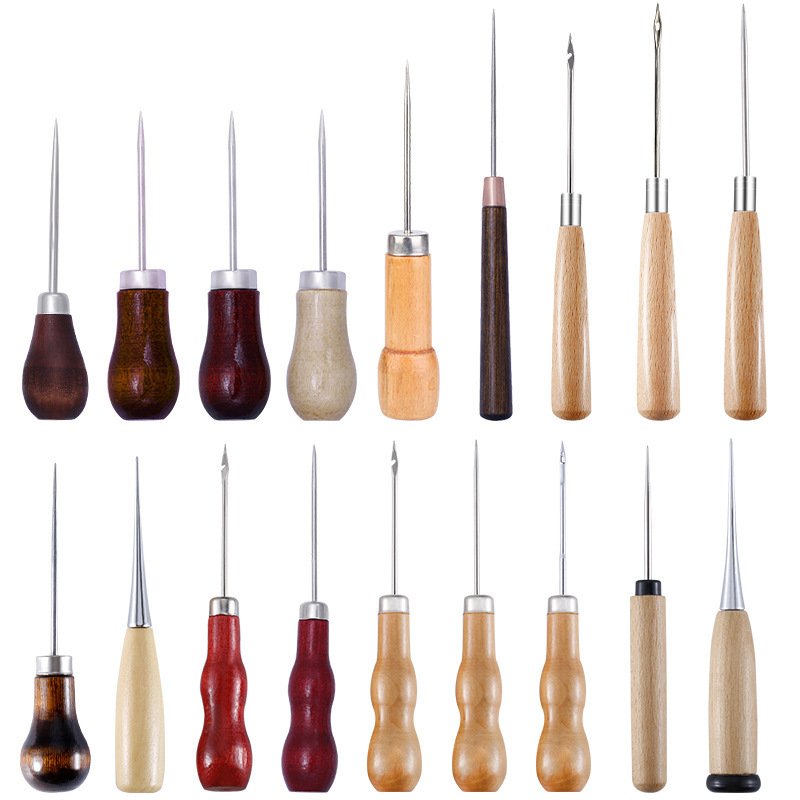 Woodworking Tool Stores - Deri Bız Ahşap Saplı Bız Dikiş