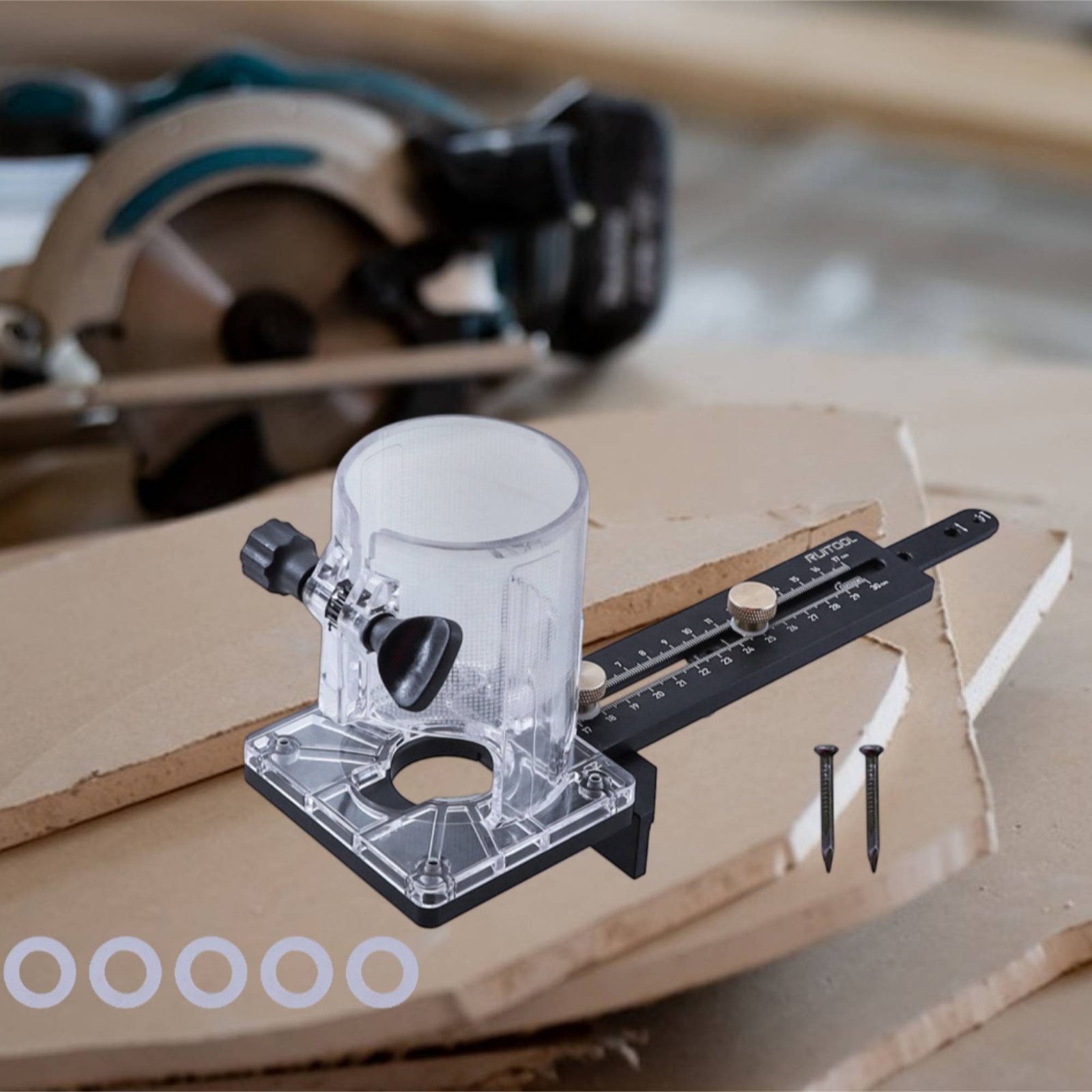 Woodworking Router - Yönlendirici Daire Kesme Aparatı Çok Fonksiyonlu