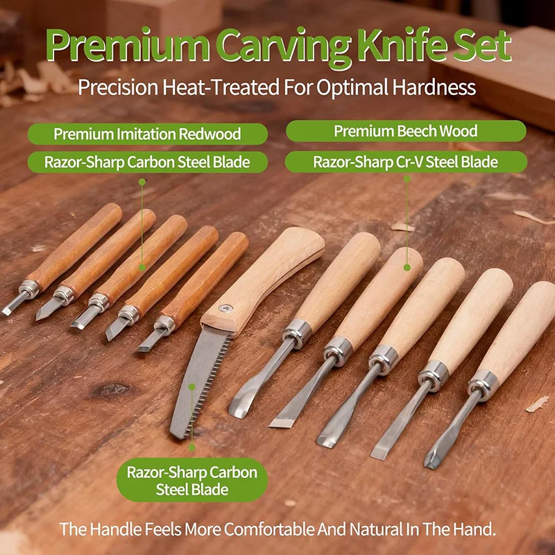 Ahşap Oyma Seti 15 Parça Ahşap - Woodworking Kits For Adults incelemesi ve fiyatı