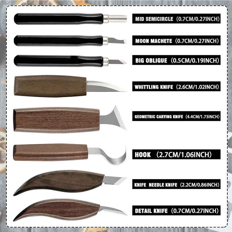 Ahşap Oyma Seti 17 Adet Yeni B - Woodworking Kits For Adults incelemesi ve fiyatı