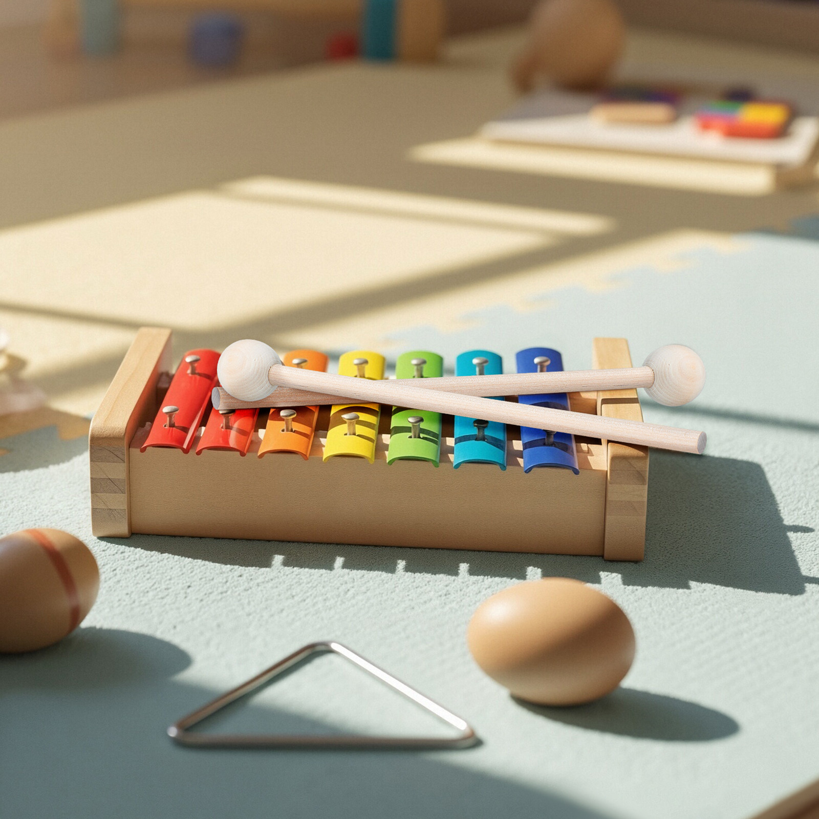 2 Adet Doğal Ahşap Ksilofon To - Woodworking Xylophone incelemesi ve fiyatı
