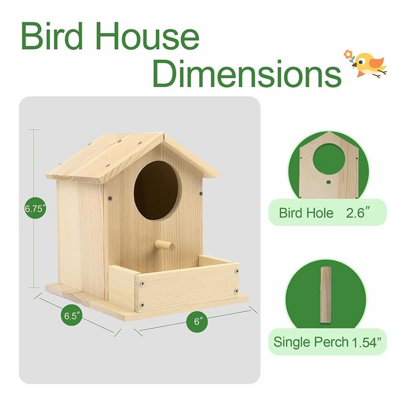 A76I-Yetişkinler İçin Kuş Evi  - Woodworking Kits For Adults incelemesi ve fiyatı